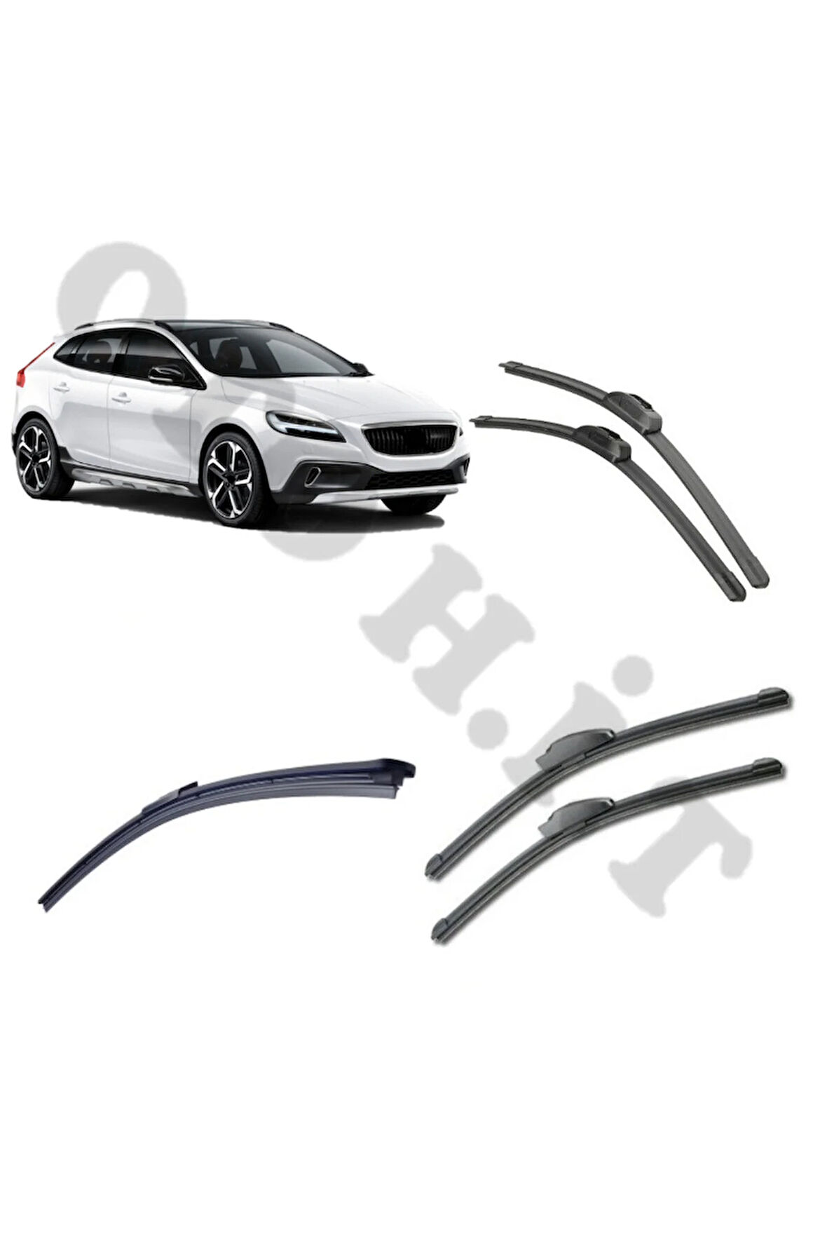 VOLVO V40 CROSS COUNTRY SİLECEK TAKIMI 2013-2016 ÖN CAM SİLECEĞİ