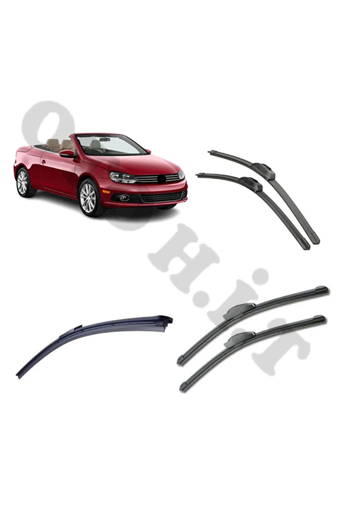 VOLKSWAGEN EOS SİLECEK TAKIMI 2006-2015 ÖN CAM SİLECEĞİ