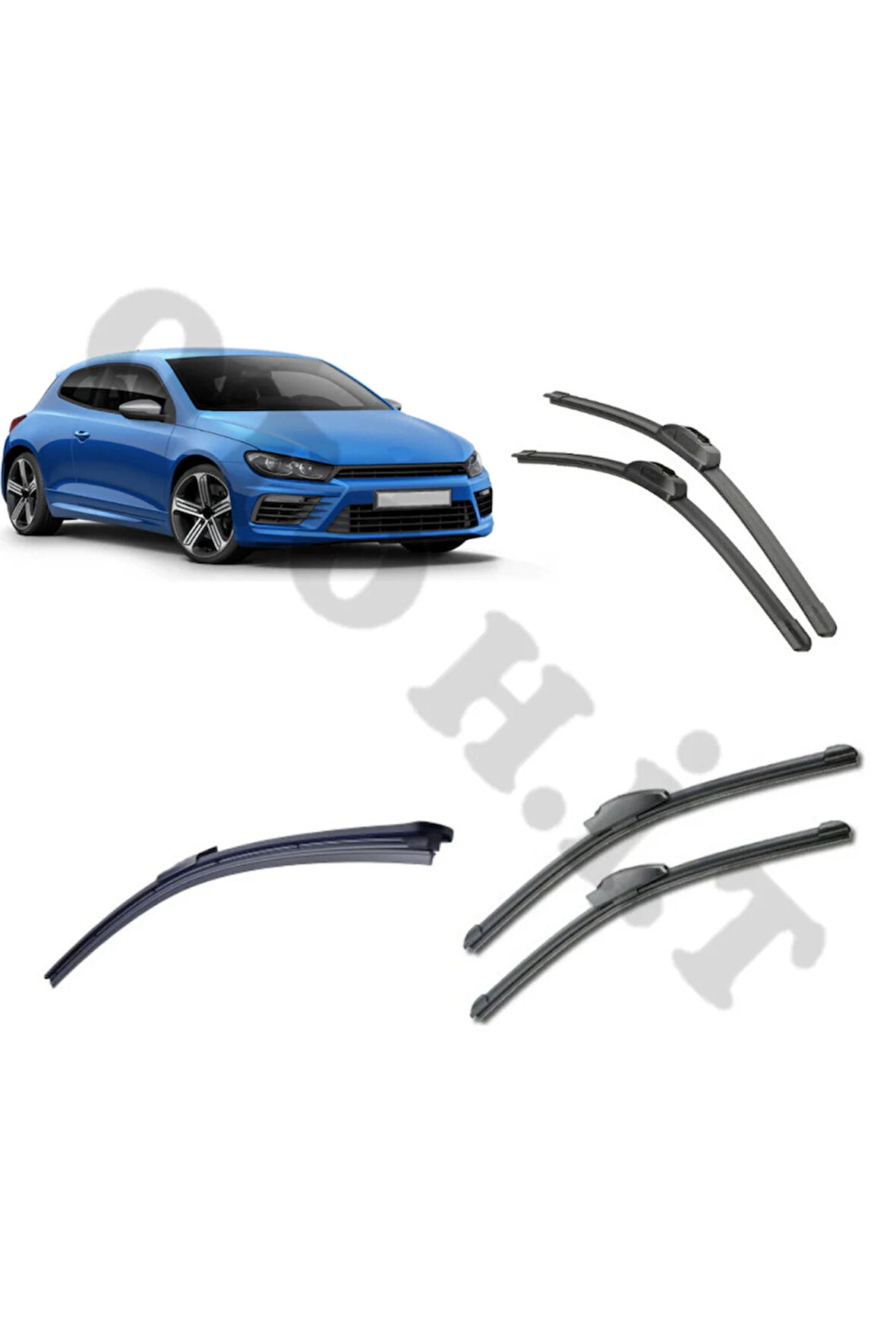 VOLKSWAGEN SCIROCCO SİLECEK TAKIMI 2008-2017 ÖN CAM SİLECEĞİ