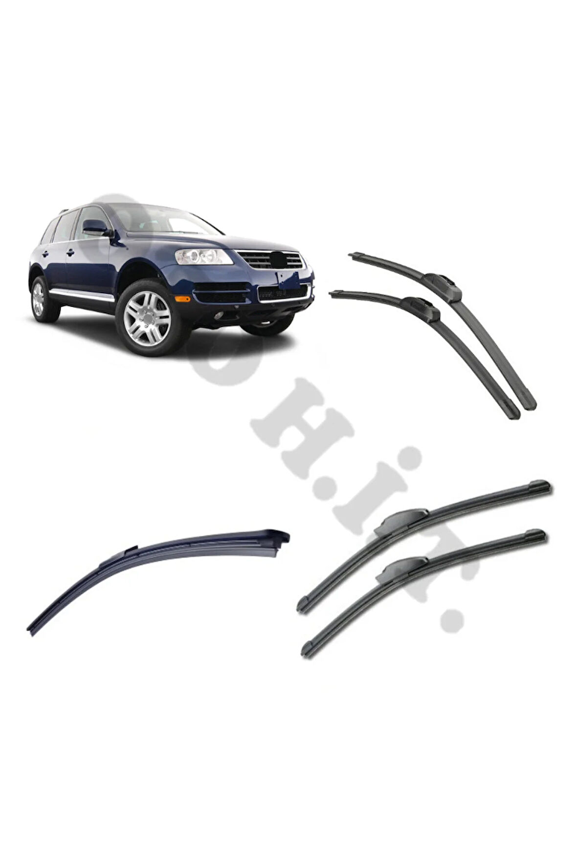VOLKSWAGEN TOUAREG SİLECEK TAKIMI 2003-2006 ÖN CAM SİLECEĞİ