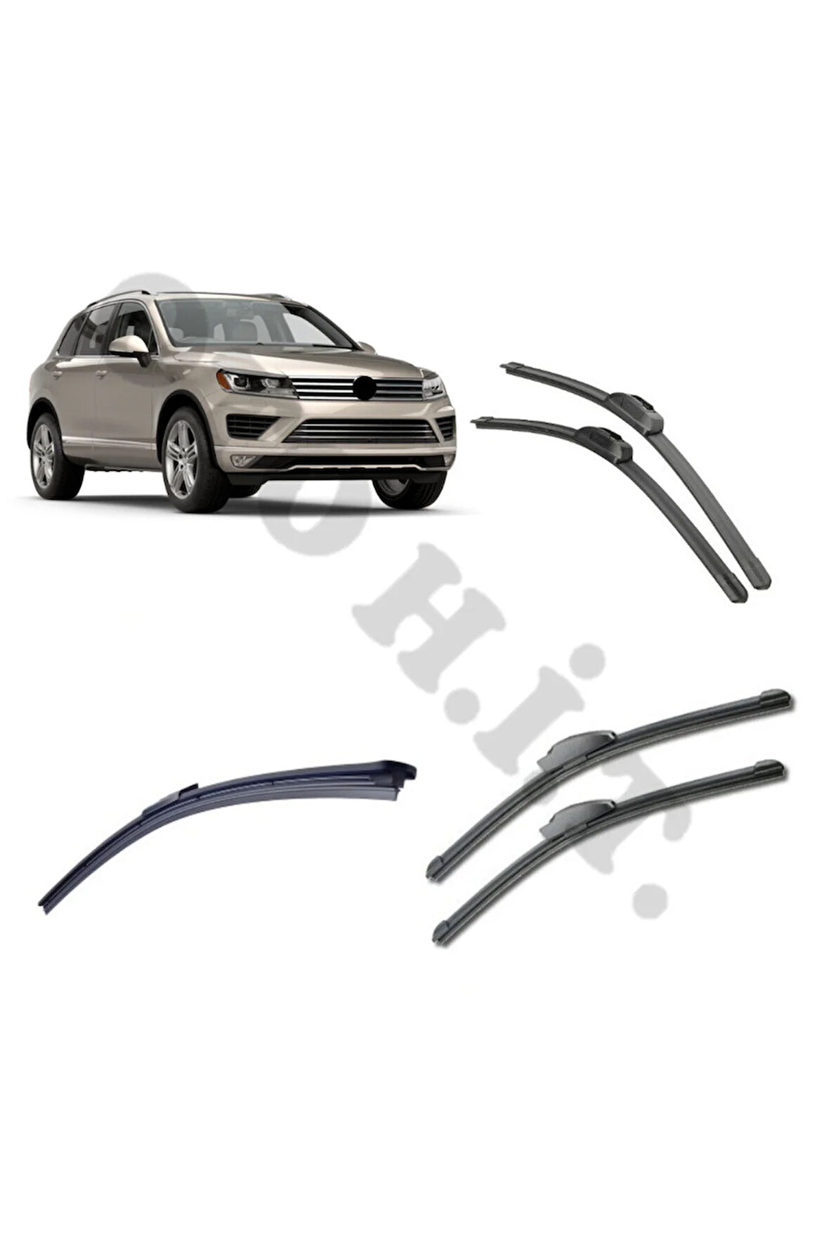 VOLKSWAGEN TOUAREG SİLECEK TAKIMI 2008-2016 ÖN CAM SİLECEĞİ