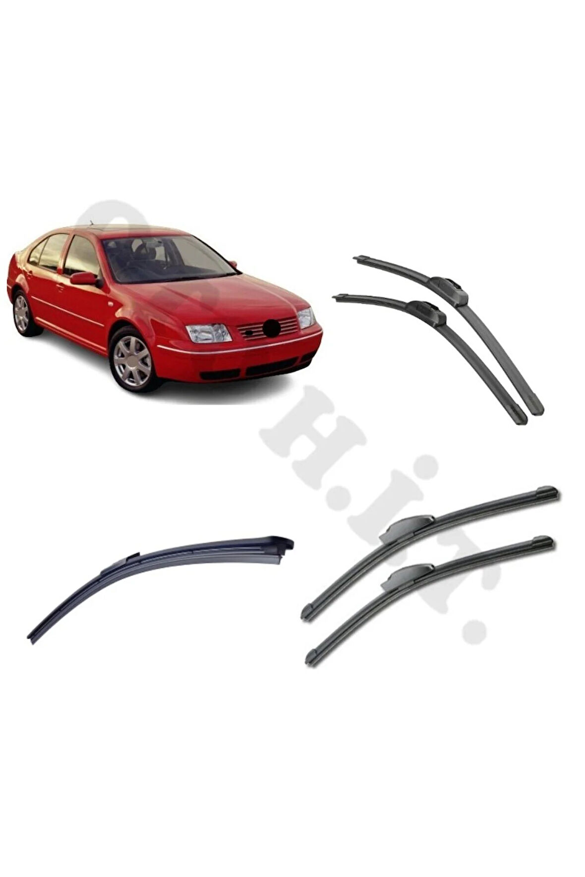 VOLKSWAGEN BORA SİLECEK TAKIMI 2003-2006 ÖN CAM SİLECEĞİ