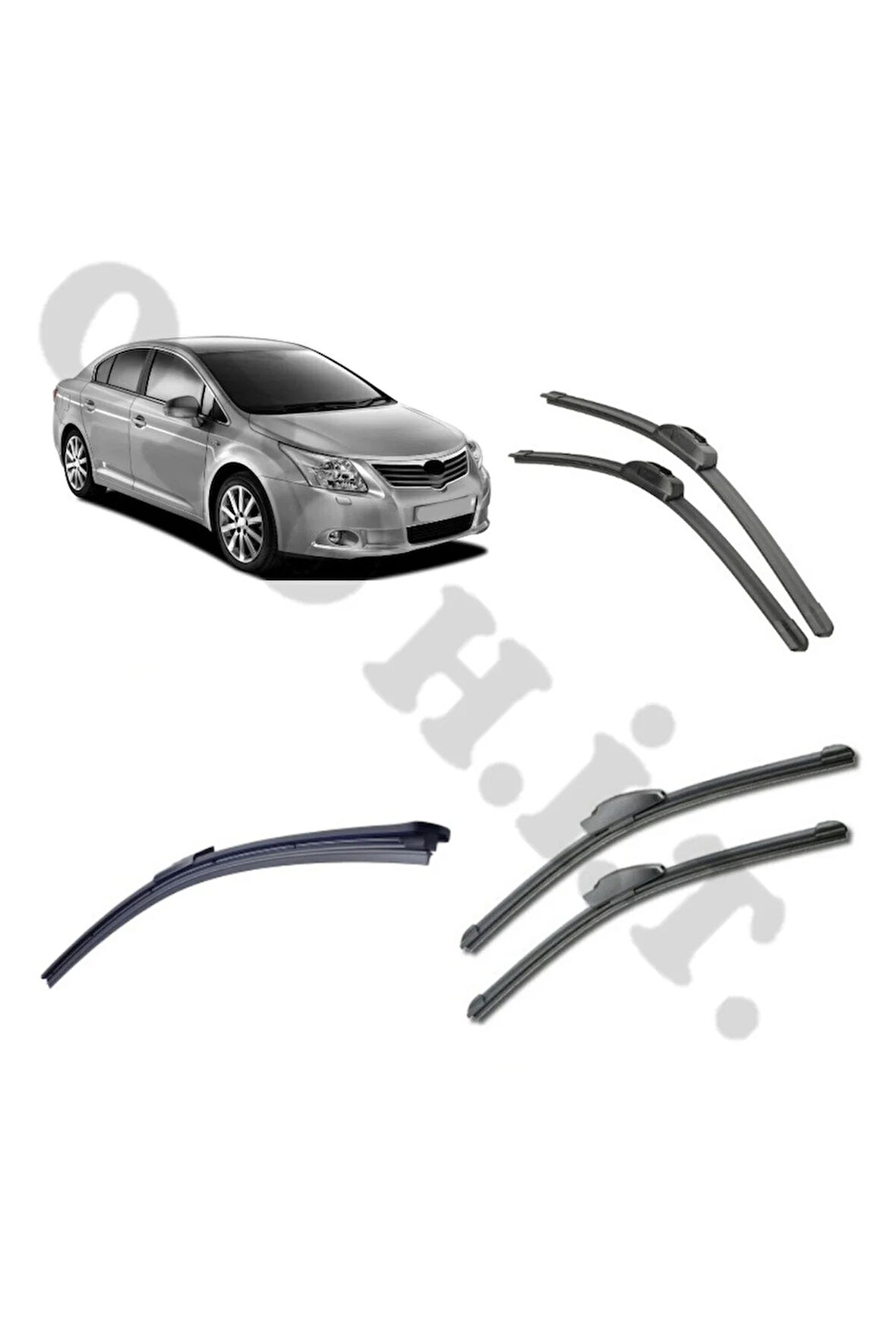 TOYOTA AVENSİS SİLECEK TAKIMI 2009-2012 ÖN CAM SİLECEĞİ