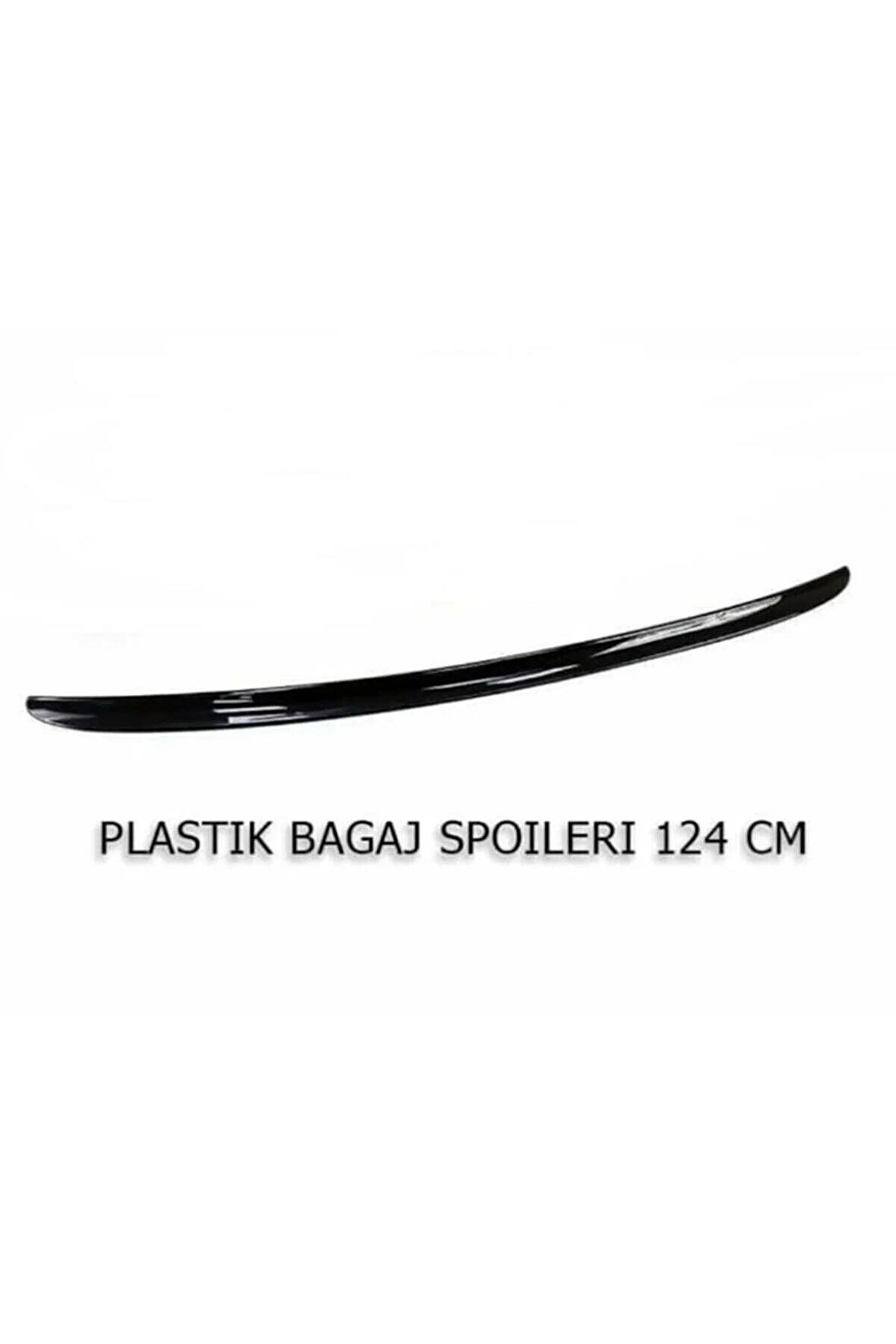 Peugeot 301uyumlu Bagaj Üstü Spoiler Piano Black Tam Uyumlu 120 Cm