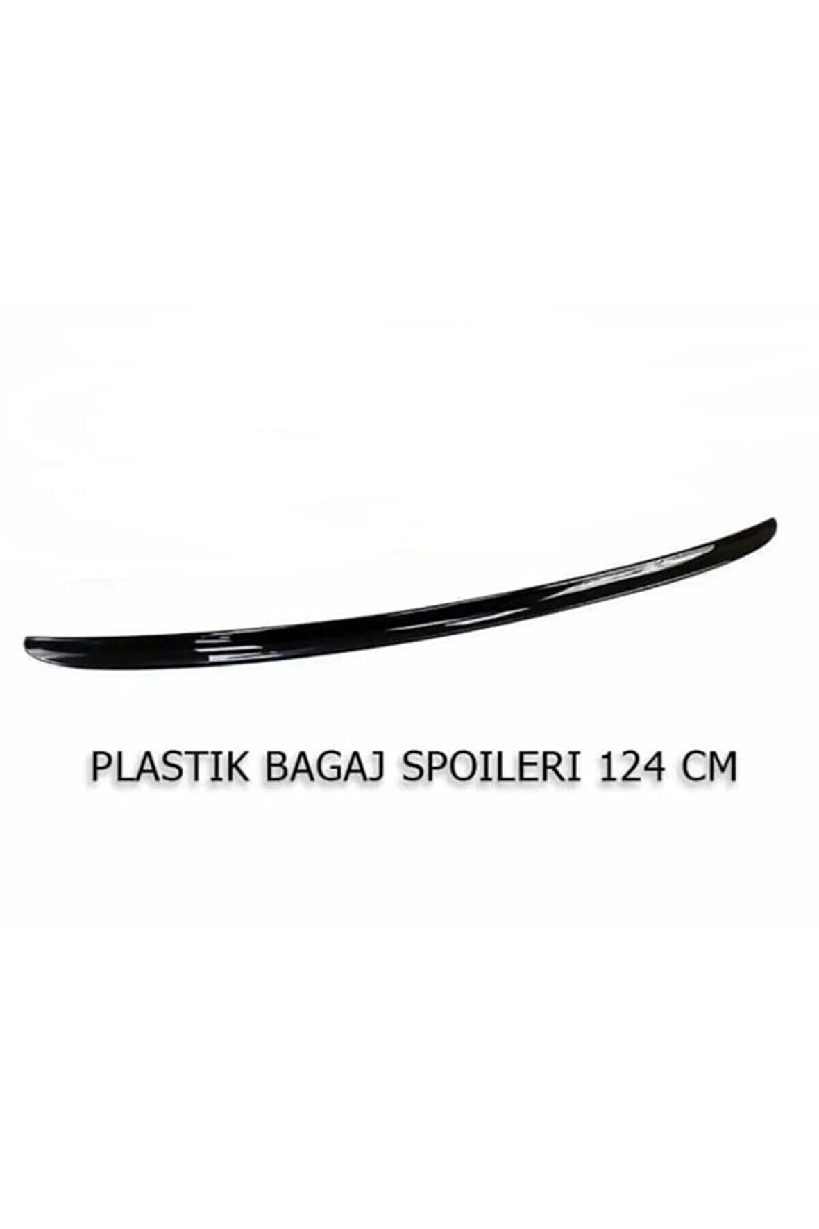 Renault Fluence 2012-2015 Uyumlu Bagaj Üstü Spoiler Piano Black 124 Cm