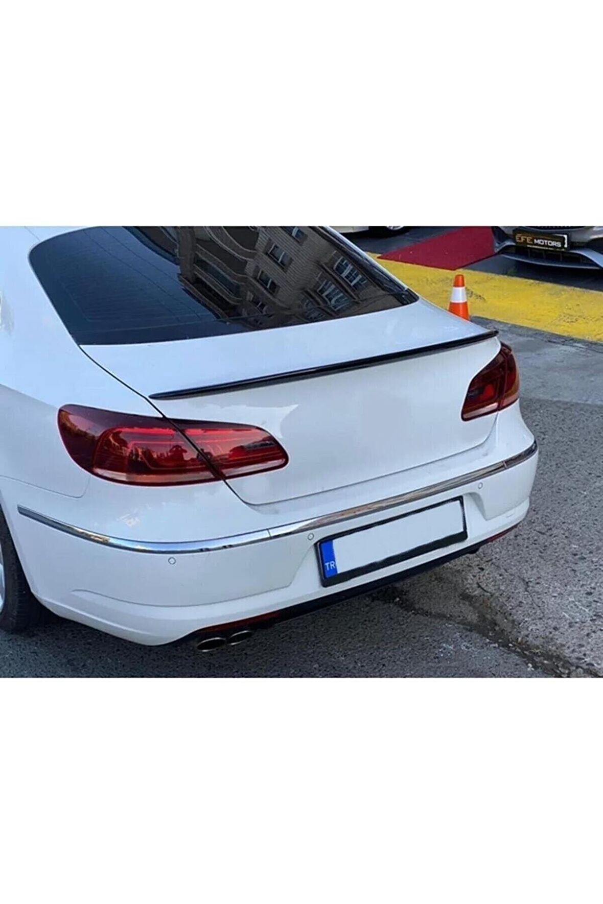 Volkswagen Cc Uyumlu Bagaj Üstü Spoiler Piano Black