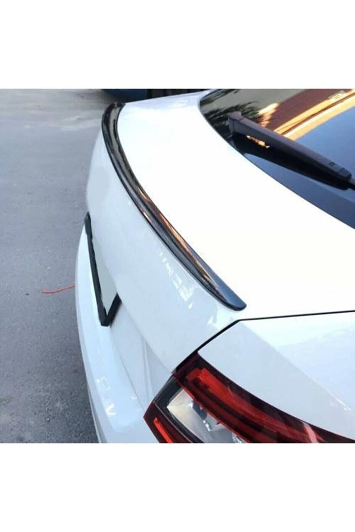 Skoda Octavia 2013 Ve Üzeri Uyumlu Bagaj Üstü Spoiler Piano Black