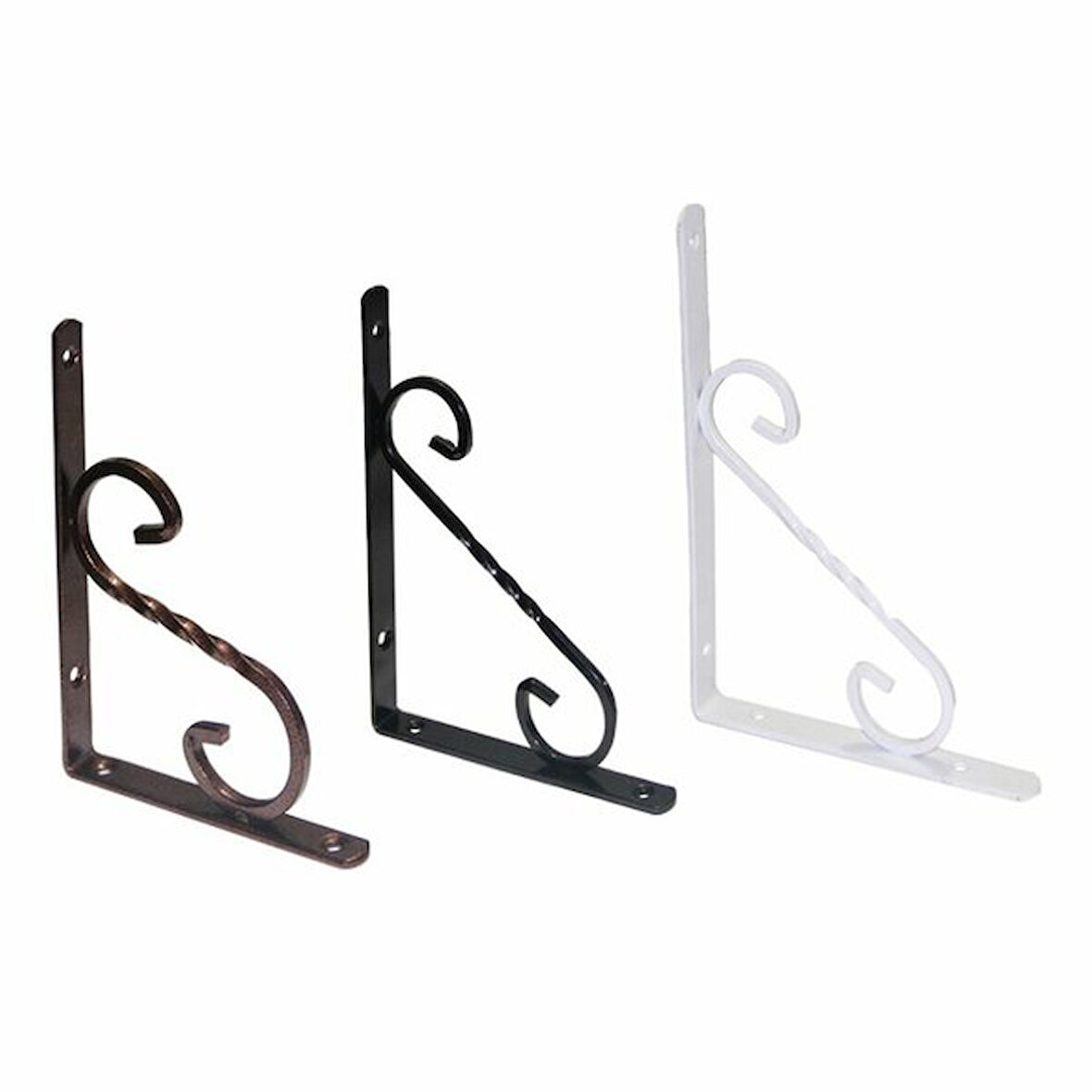 BEŞEL BA342SY Ferforje Raf Altı 2 No Siyah 