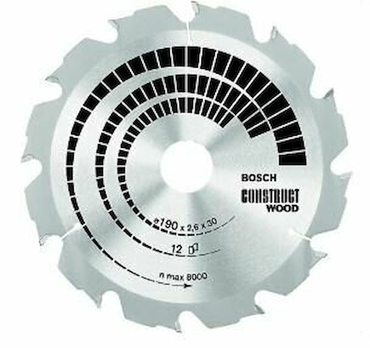 BOSCH Daıre Testere Bıçağı Cw Wo 190*30-12 
