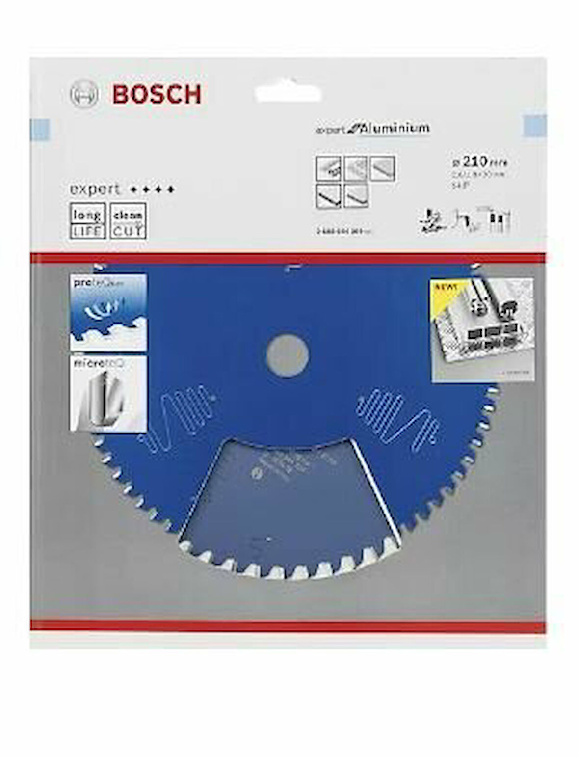 BOSCH Daire Exal Testere Bıçağı 210*30 mm 54 Diş 