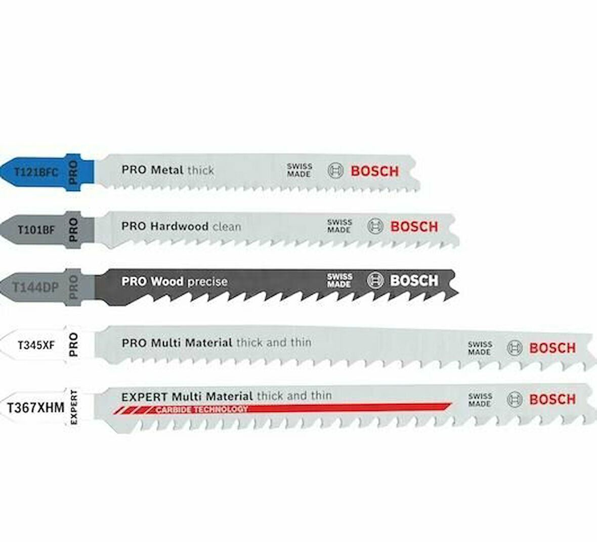 BOSCH Dekupaj Testere Bıçağı Seti 15'Li 