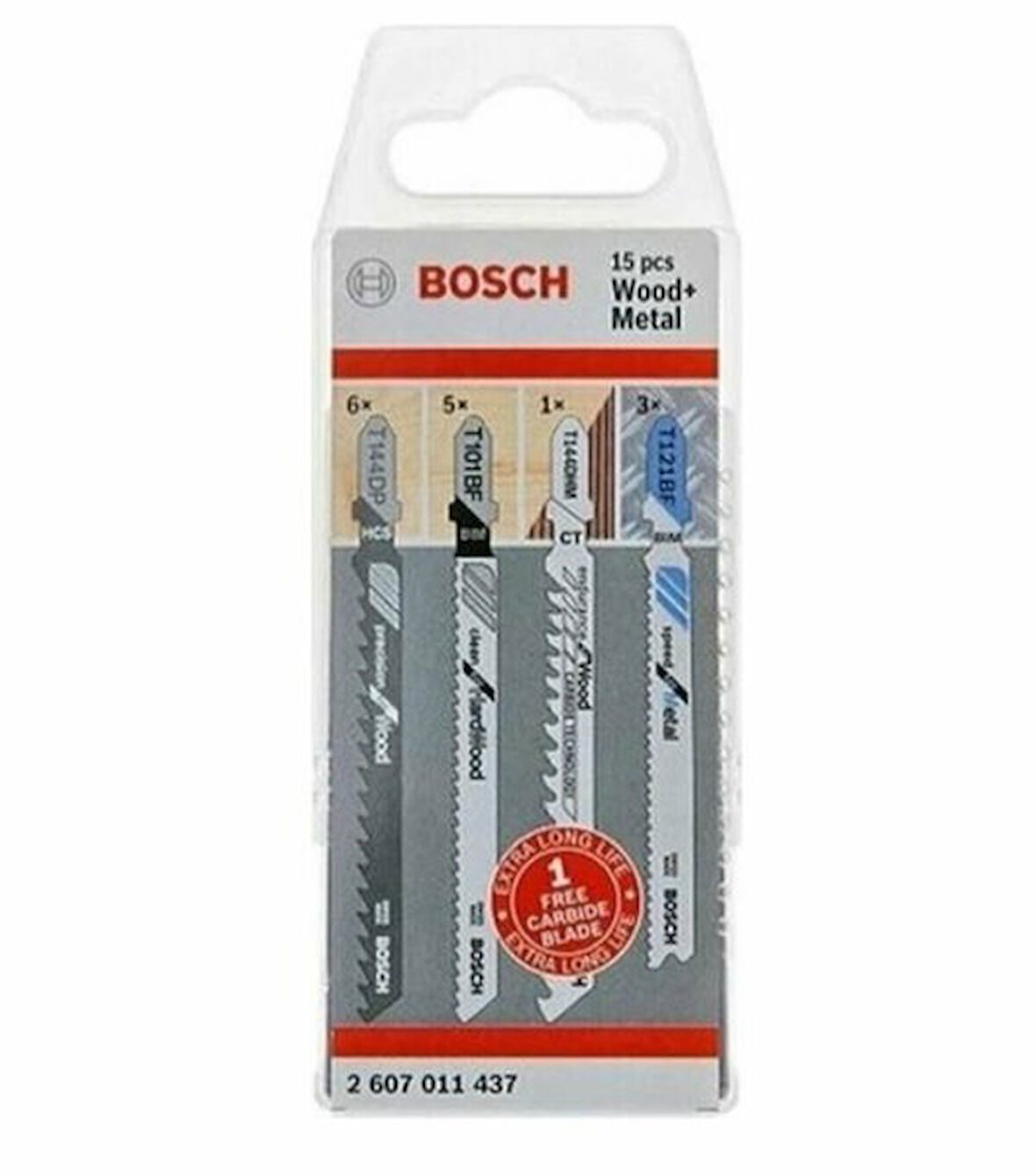 BOSCH Dekupaj Testere Bıçağı Seti 15'Li 