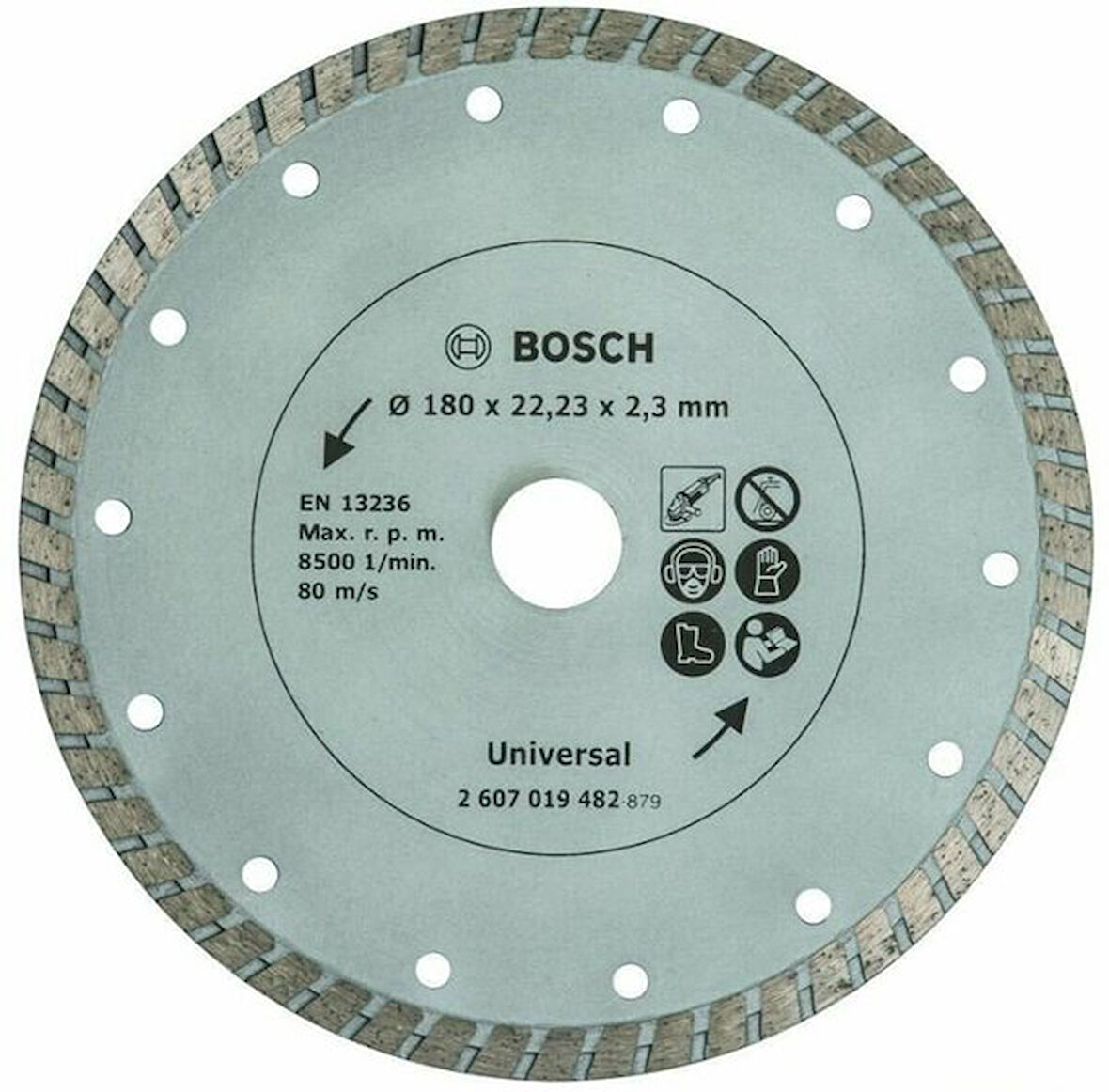 BOSCH Elm Test. Bıçağı Turbo 180 mm 