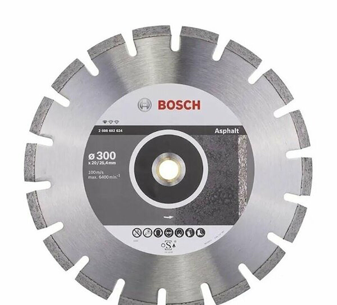 BOSCH Elmas Bıcağı Asphalt 300 mm 