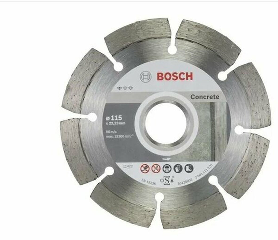 BOSCH Elmas Bıçağı Sta.For Con.115 mm (10'Lu) 