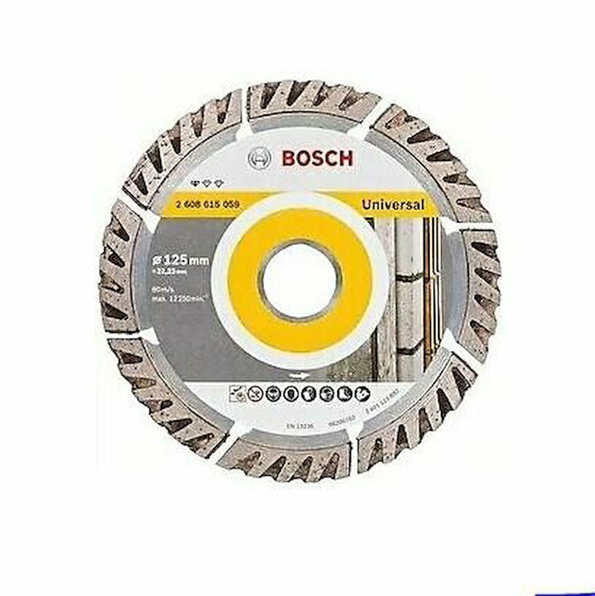 BOSCH Elmas Kesme Diski Sfuniv 125*22,23 mm 