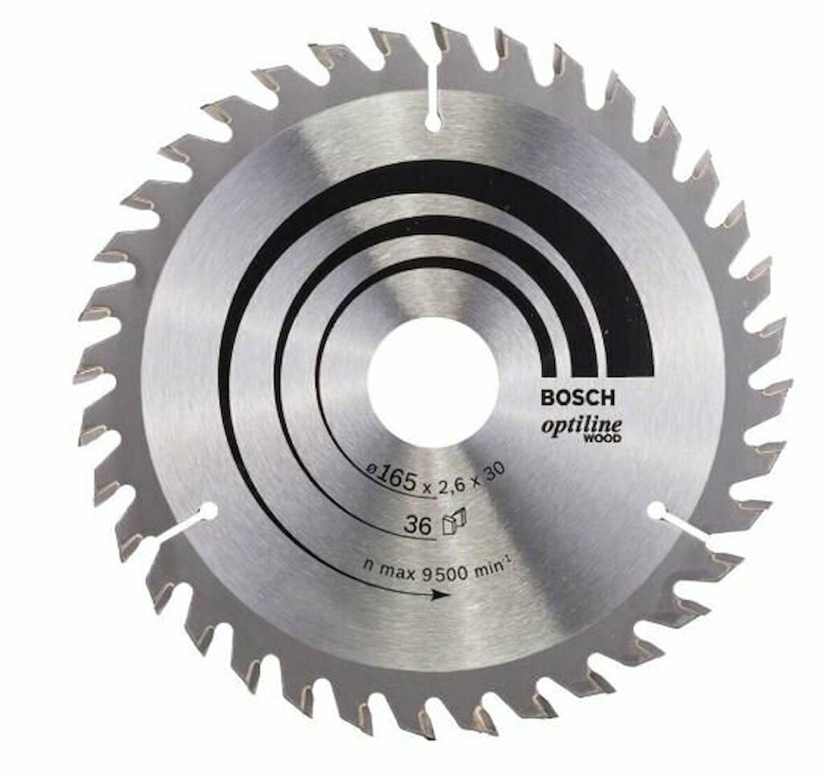 BOSCH Optiline 165*30 mm 36 Diş 1,6 Atb 