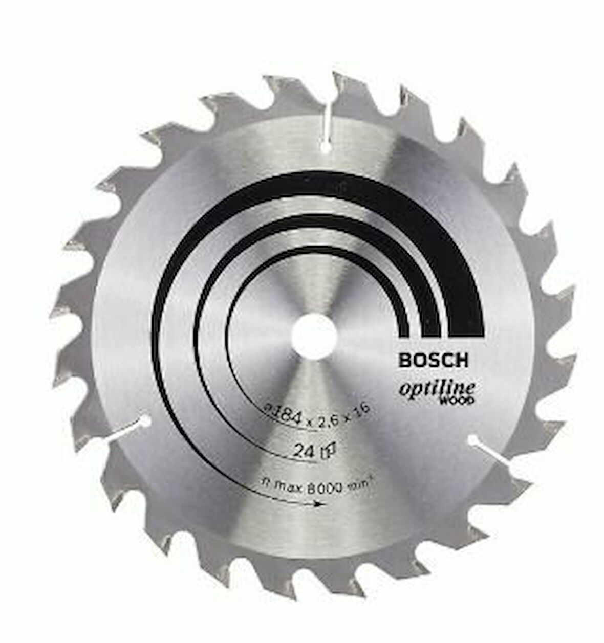 BOSCH Optiline Wood 184*16 mm 24 Diş 