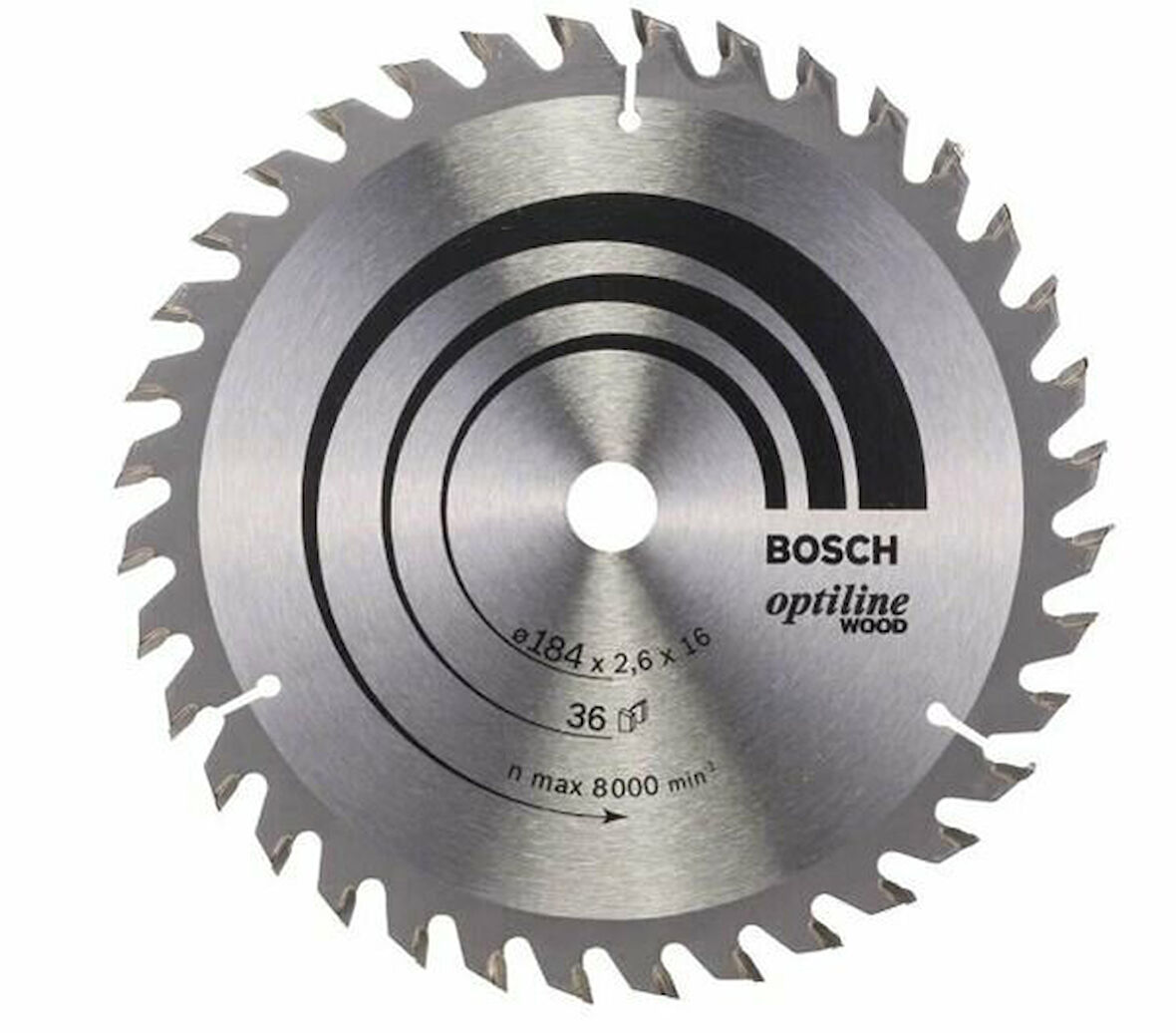 BOSCH Optiline Wood 184*16 mm 36 Diş 