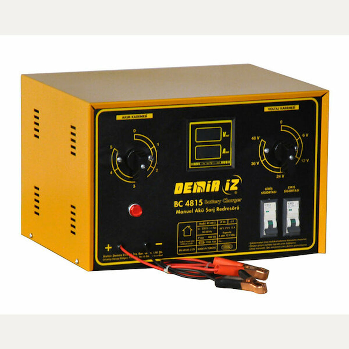 DEMİRİZ 48V-15A Manuel Dört Akü Şarj 