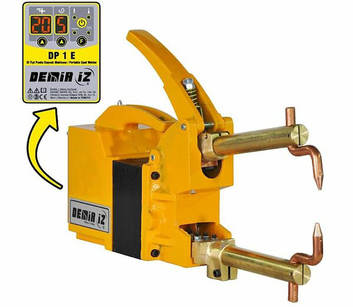 DEMİRİZ DP 1E Elektronik El Punta Kaynak Makinası 1 Kva 