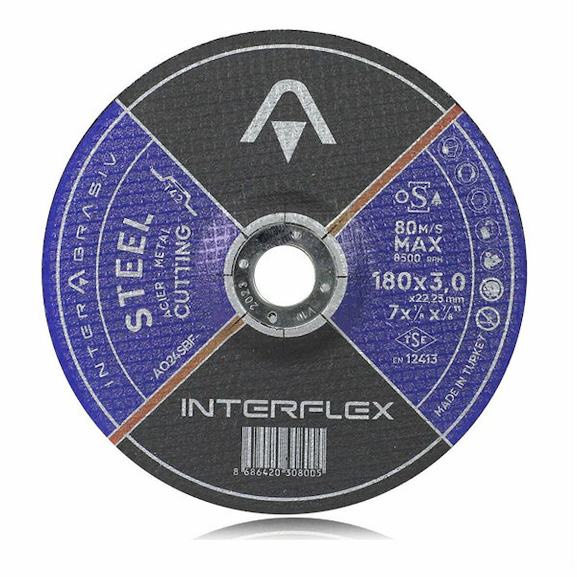 InterFlex İ-4178126070 Taşı Metal 125X6,0 mm Ao24P N Sertlik T27
