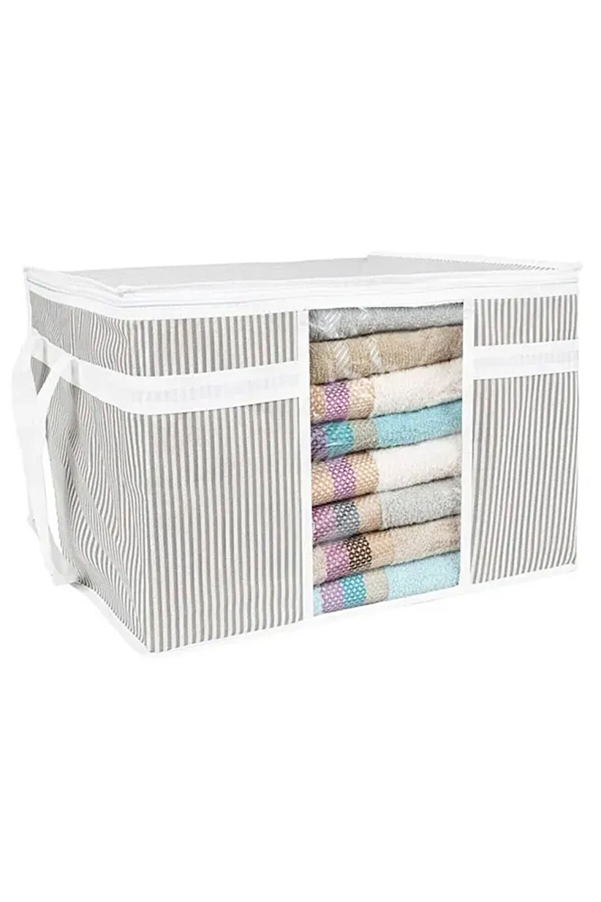 (2 ADET) ALAS Pencereli Kazak Hurcu Kıyafet Düzenleyici 45 X 40 X 30 Cm