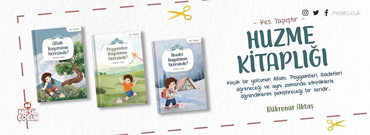Nesil Çocuk Yayınları Huzme Kitaplığı Seti 3 Kitap Takım KTP