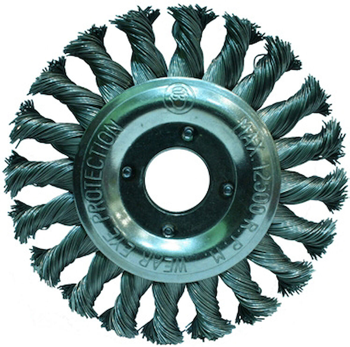 Hawk HA10187 125mm Gri Burma Telli Daire Fırça