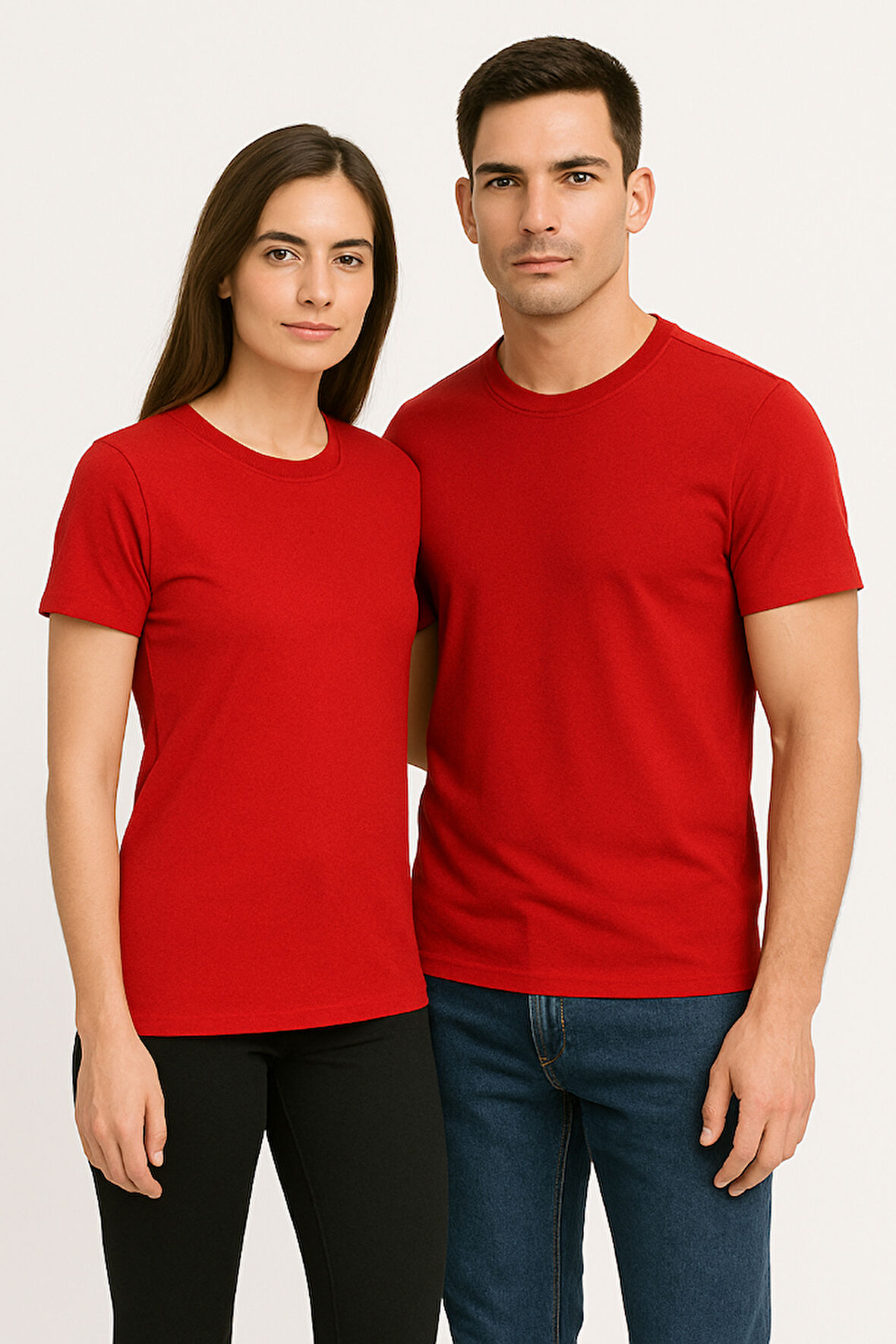 Headwear Kırmızı Unisex Avrupa Kalıp Tişört | %100 Pamuk, Modern Tasarım, Rahat Kesim