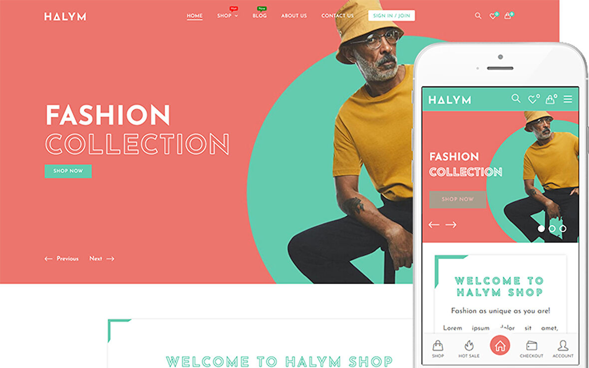 Halym - Theme for Clothing & Fashion