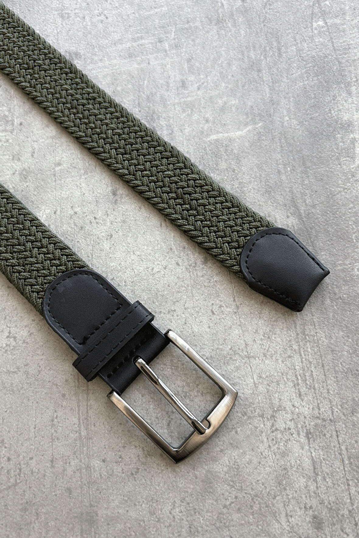 Erkek Hasır Örgü Kemer