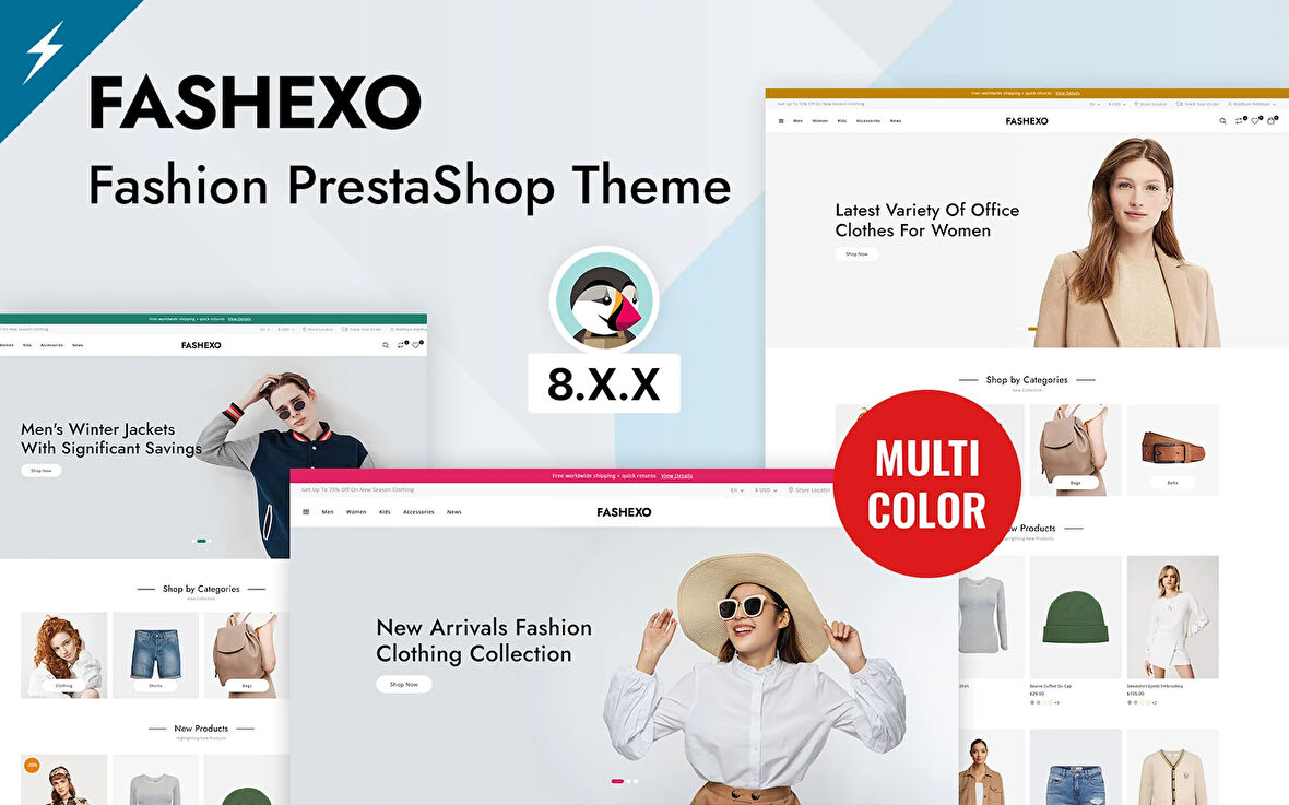 Fashexo - Fashion and Clothes Store PrestaShop Teması
