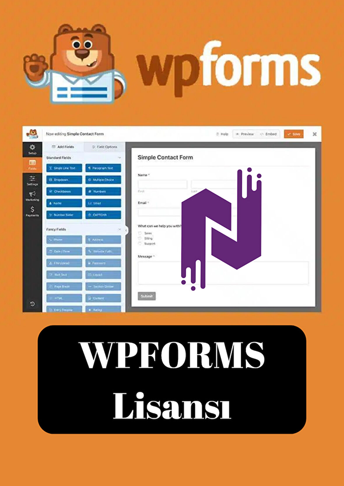 WPForms Pro Wordpress Form Eklentisi + Original Lisansı