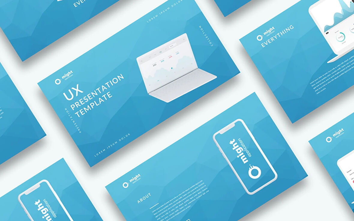 UX Presentation Power Point Teması