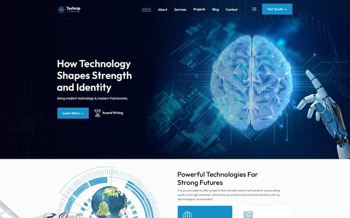 Technip – Technology & IT Solution HTML&CSS Teması
