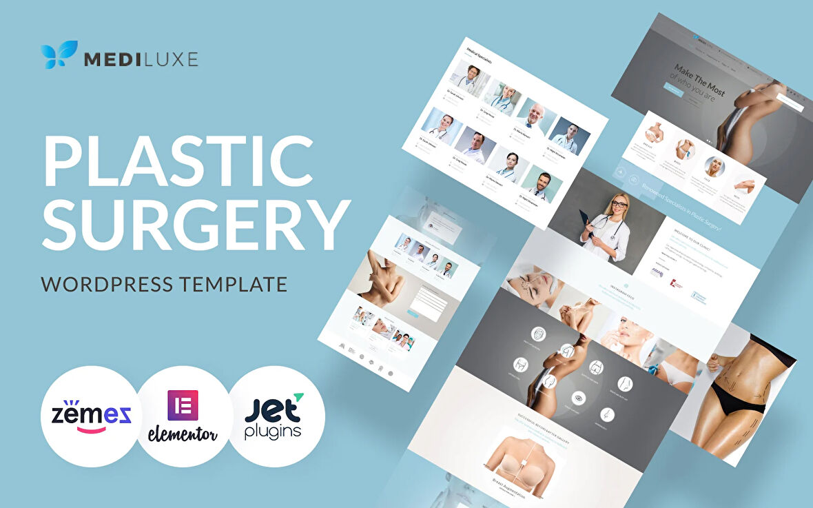MediLuxe - Plastic Surgery Wordpress Teması