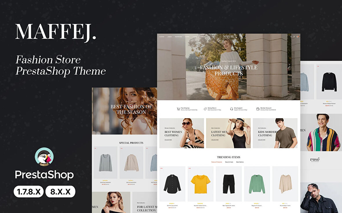 Maffej Fashion and Accessories PrestaShop Teması