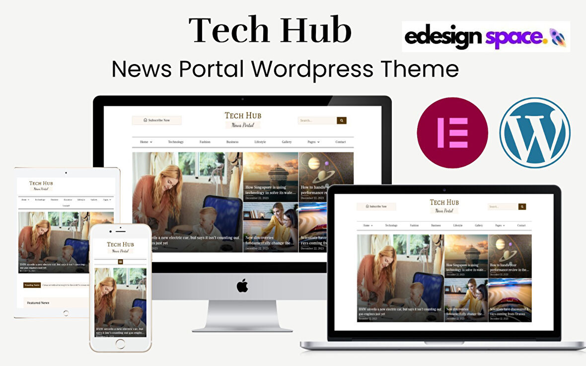 Tech Hub - News Portal Wordpress Teması