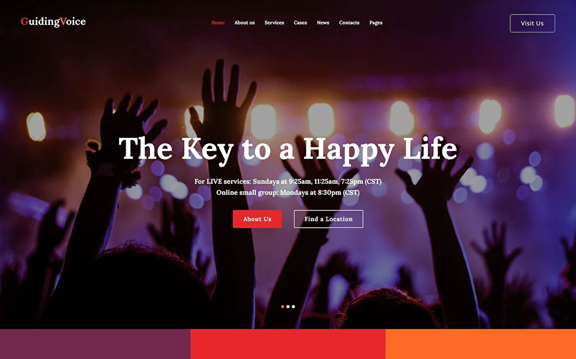 Guiding Voice - Life Coach Wordpress Teması