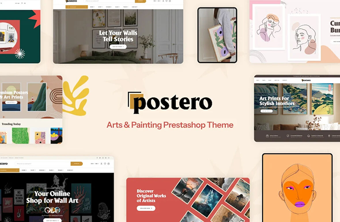 Leo Postero - Arts & Painting PrestaShop Teması