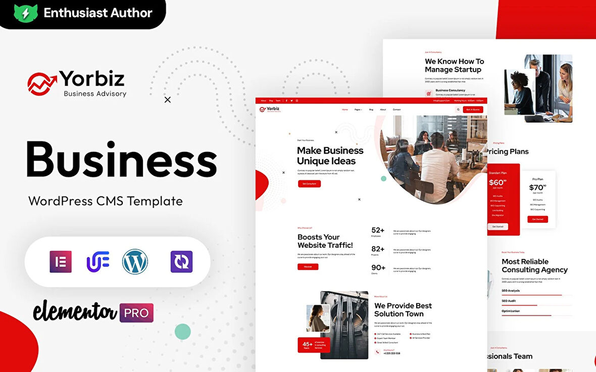 Yorbiz - Business Multipurpose Wordpress Teması