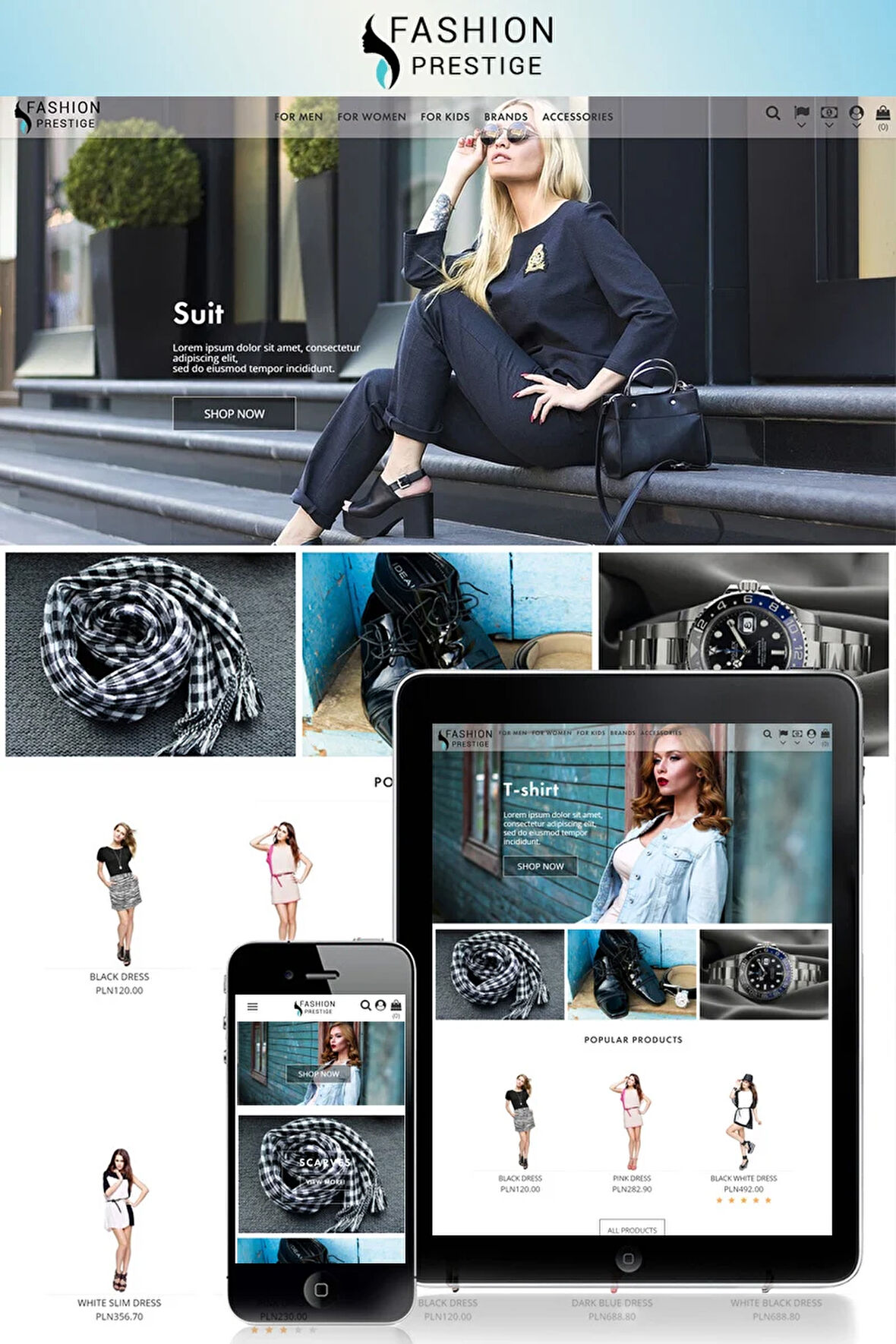 Prestige - Fashion PrestaShop Teması