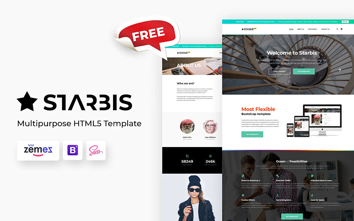 Starbis Multipurpose HTML&CSS Teması