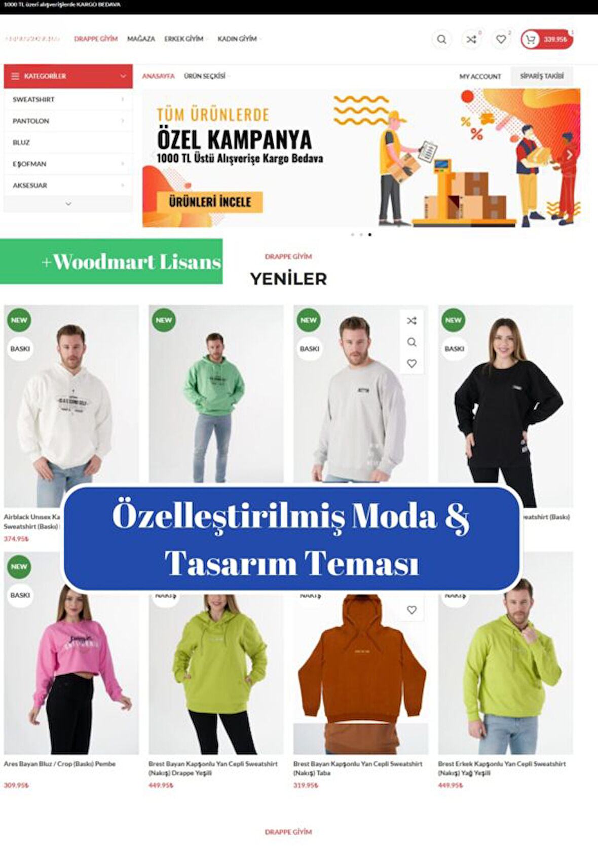 Moda – Tasarım E-Ticaret Wordpress Teması +PRO