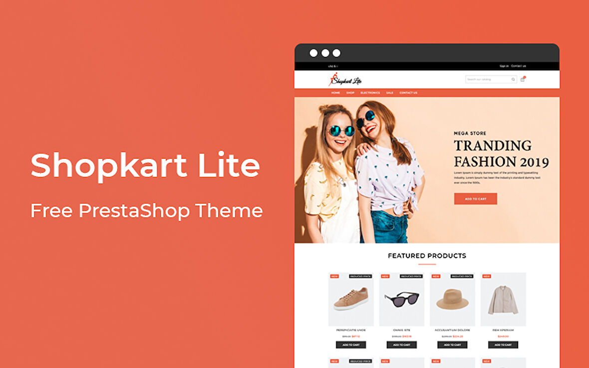 Shopkart Lite – Fashion Store PrestaShop Teması