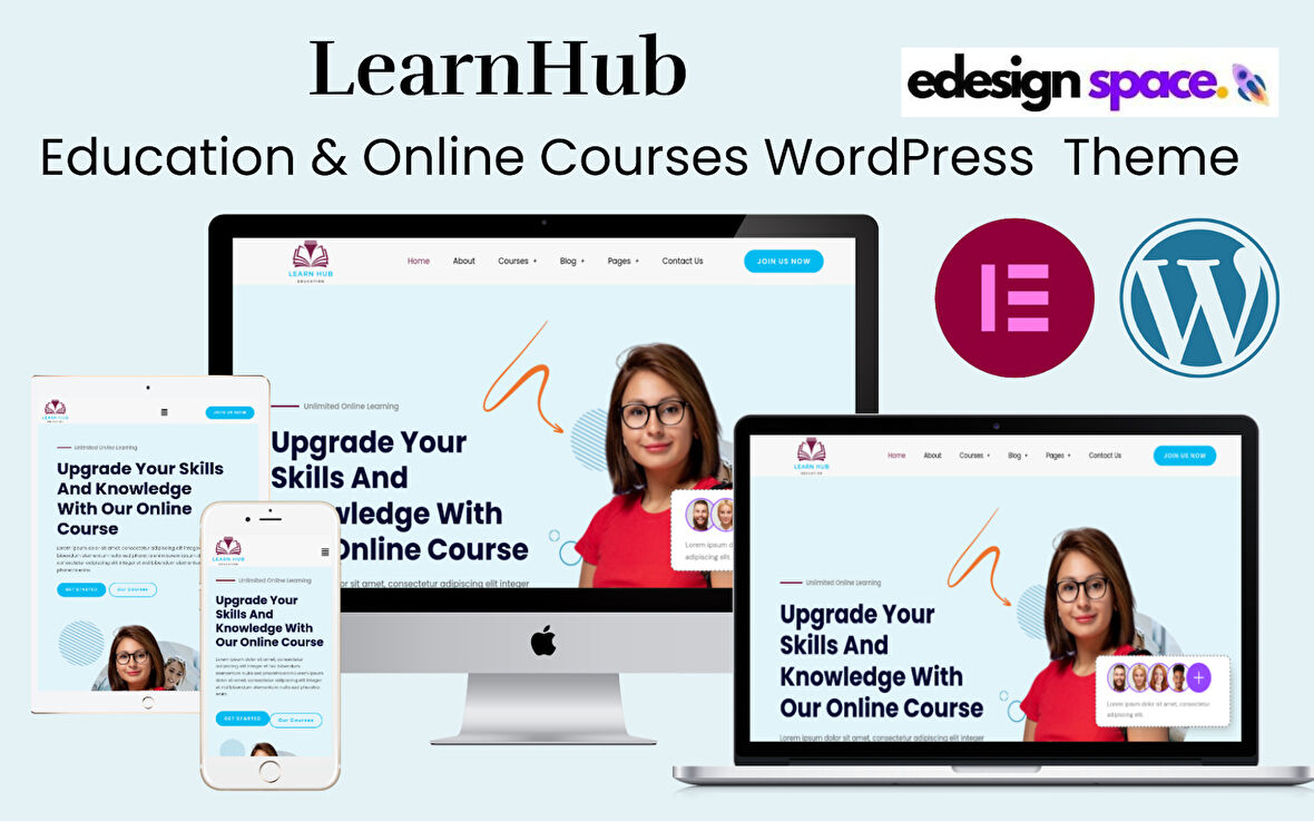 LearnHub - Education & Online Courses Wordpress Teması