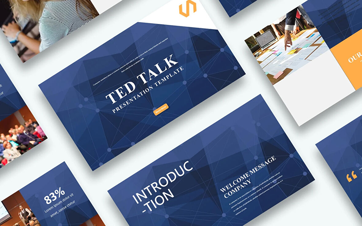 Ted Talk Presentation Google Slides Teması