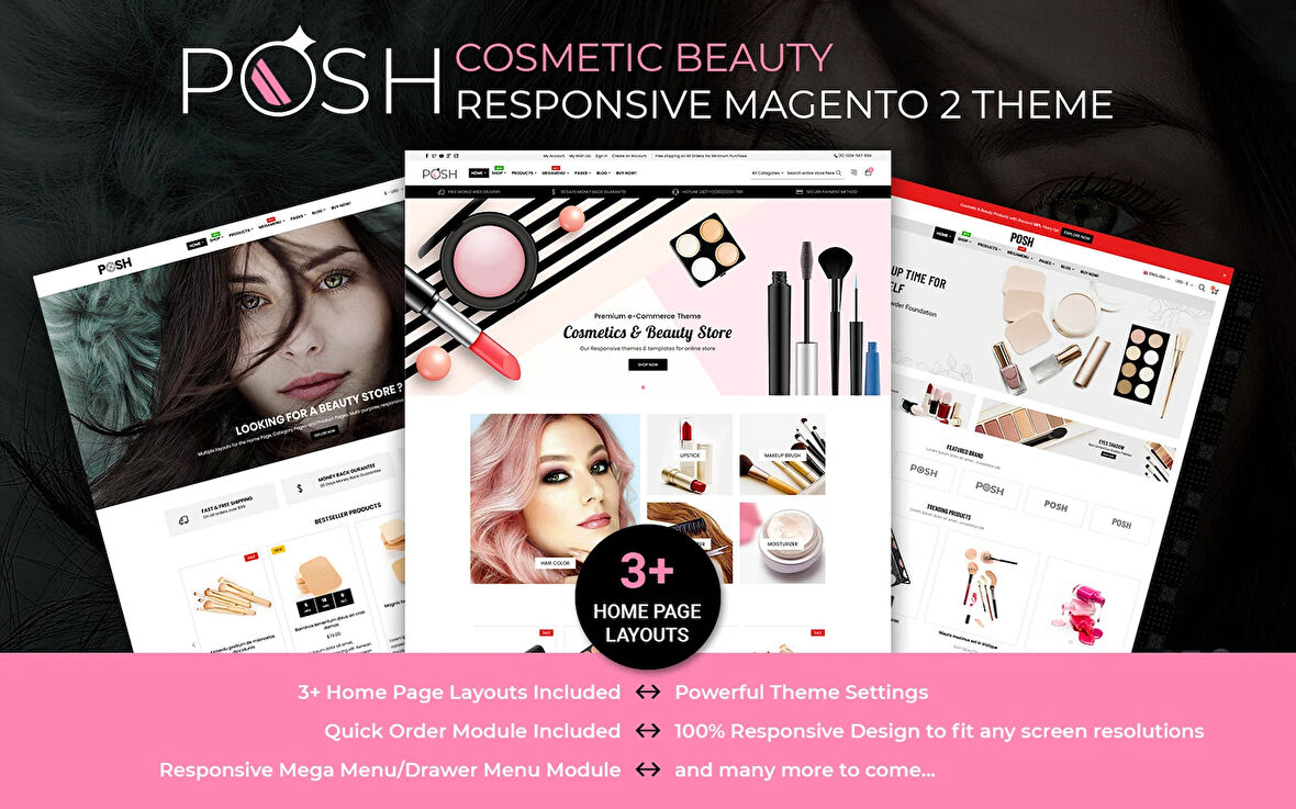 Cosmetics - Beauty Shop Magento Teması