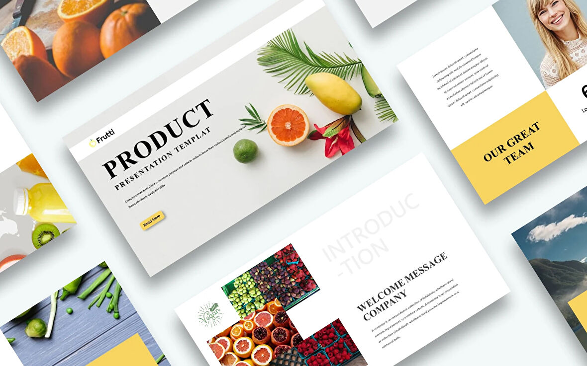 Product Presentation Google Slides Teması